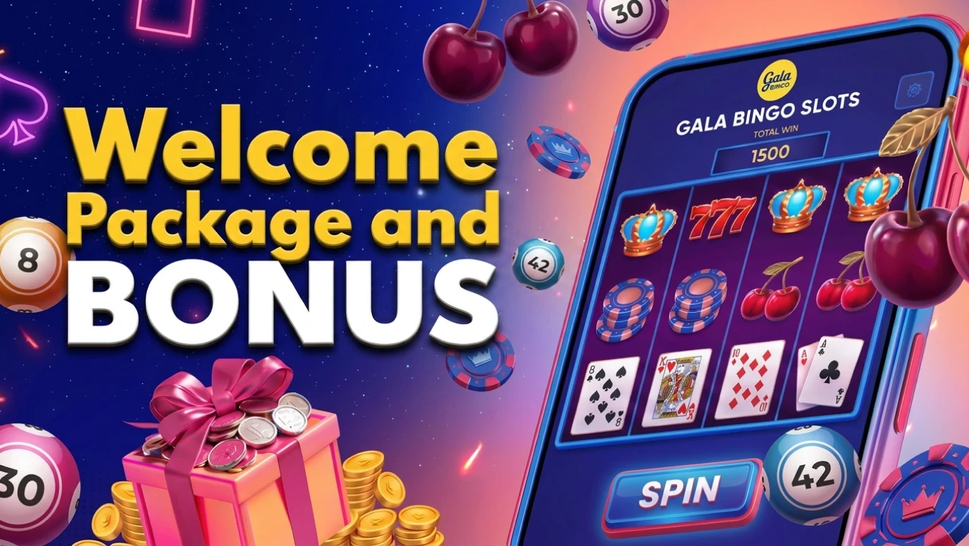Gala Bingo welcome free spins bonus and Reward Spin promotion